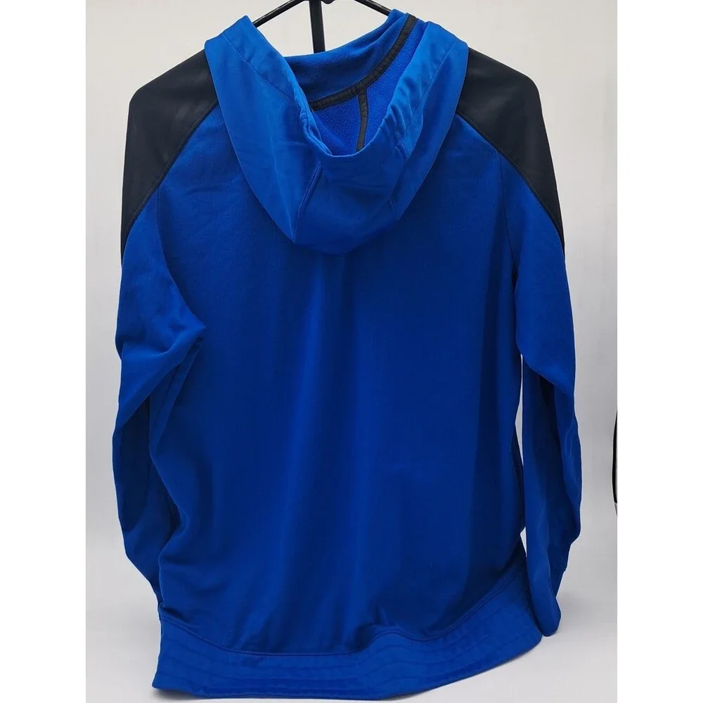 Nike Elite Hoodie Men's Medium Basketball Therma-FIT Blue Pullover Sweatshirt